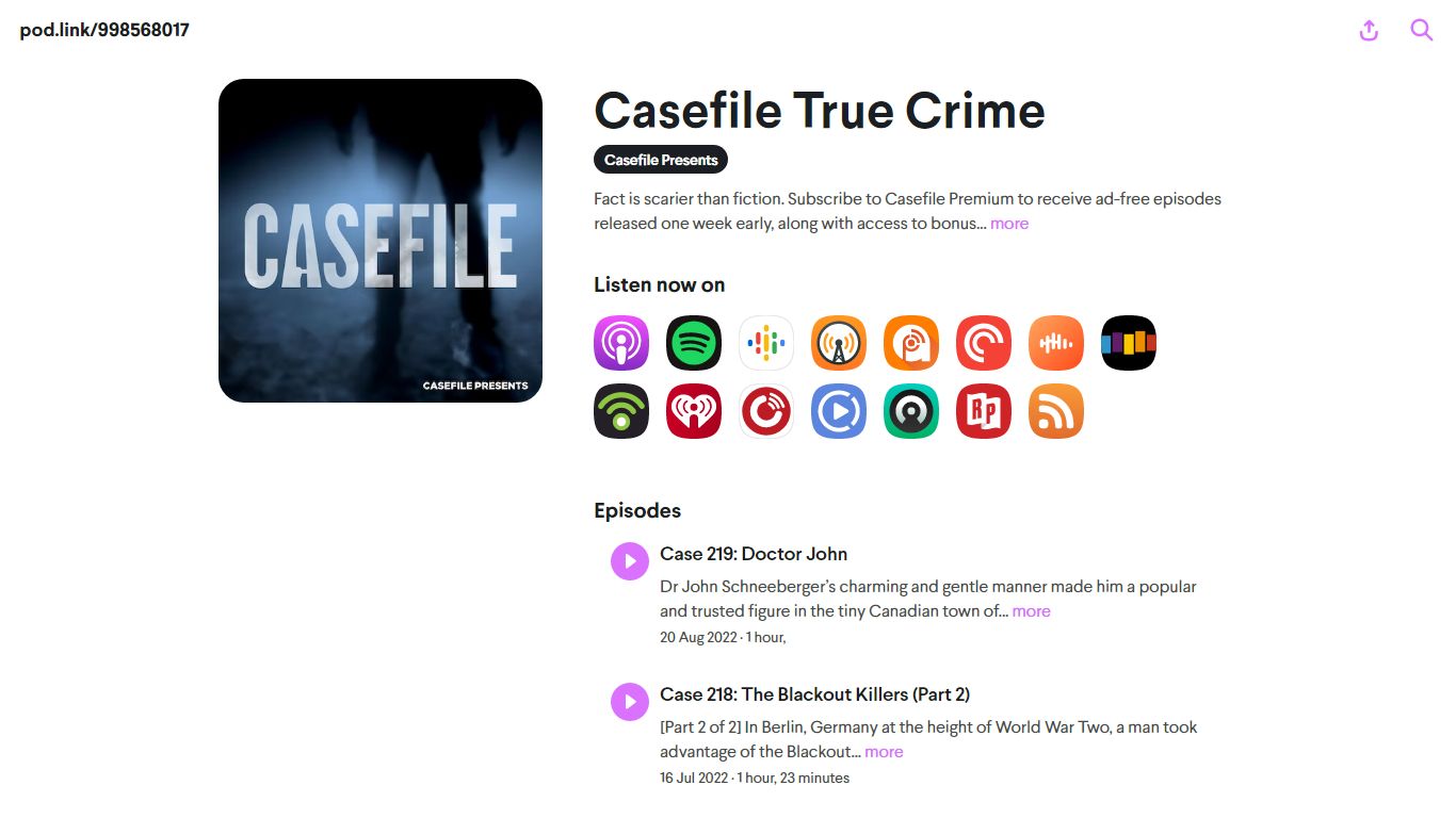 Casefile True Crime